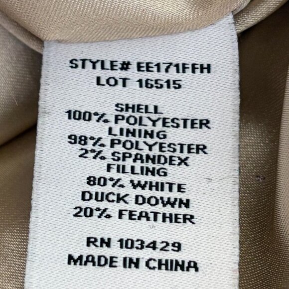 Evereve Serena faux fur vest grey large full zip high neck down *has flaw* - Picture 11 of 12